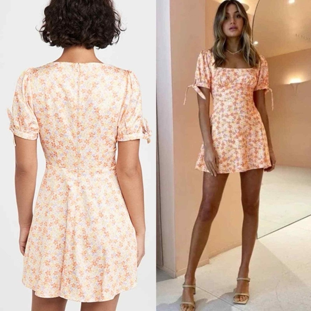 Significant Other Jolie Marigold Posie Dress US 2 AU 6
